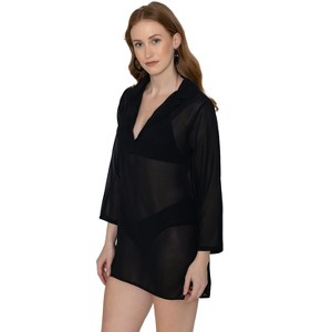 HAPPY BAY Women's Beachwear Summer Swim Beach Dress Cover Ups for Swimwear Women Short Tank Swimsuit Coverups for Women Tops - 1 of 4