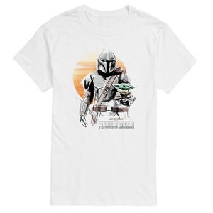 Men's - Star Wars - The Mandalorian Mando Marker Concept Short Sleeve Graphic T-Shirt - 1 of 4