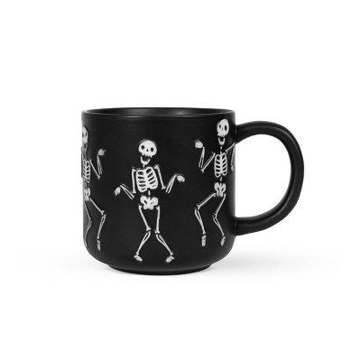 13 fl oz Ceramic Coffee Mug Skeleton - Bullseye's Playground™