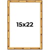 PosterPalooza | 15x22 Bamboo Picture Frame, UV Acrylic, 4 Finishes - Brown, Black, Gold, and Natural - 2 of 4