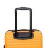 NAYSAYE 20 Inch Carry On Luggage Lightweight ABS Spinner Suitcase with Adjustable Handle for Air Travel, Orange, 14.57"*9.06"*21.65" - 3 of 4