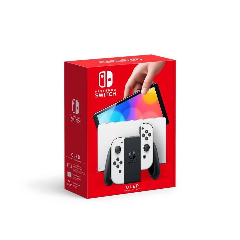 Nintendo Switch - OLED Model with White Joy-Con, 1 of 14