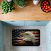 Stupell Industries Bald Eagle Portrait Printed Anti-Fatigue Floor Mat, design by Collin Bogle, 30"x18" - 3 of 4