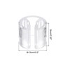 Unique Bargains Plastic Reusable Easy to Recognize Clothes Hanger Sizer Marker Garment Color Coding Clear 100 Pcs - 2 of 4