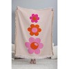 Daily Regina Designs Les Fleurs 01 Abstract Retro Woven Throw Blanket - Deny Designs - 3 of 4