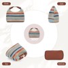 FATMOON Straw Bag for Women Summer Beach Shoulder Bag Vacation Woven Crossbody Purse Small Top Handle Satchel Handbag - 4 of 4