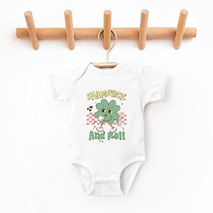 The Juniper Shop Shamrock And Roll Baby Bodysuit - 1 of 3