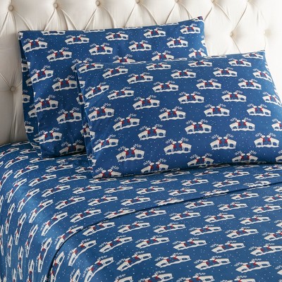 Micro Flannel Sheet Set (Twin - Colorful Deer)