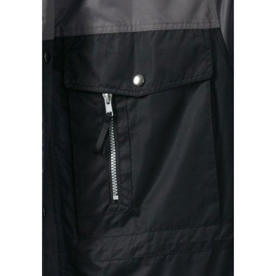 Boulder Creek by KingSize Lightweight Expedition Parka - L, Black — фото 3