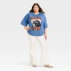 Women's Notorious Big Oversized Graphic T-Shirt - Blue - 3 of 3