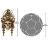 Design Toscano Balinese God of the After Life Sculptural Skull Wall Mask - 3 of 3