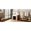 44.4" Elegant Vanity Table with Large Lighted Mirror & Power Outlet, Dressing Table with 7 Drawers & Shelves - 4 of 4