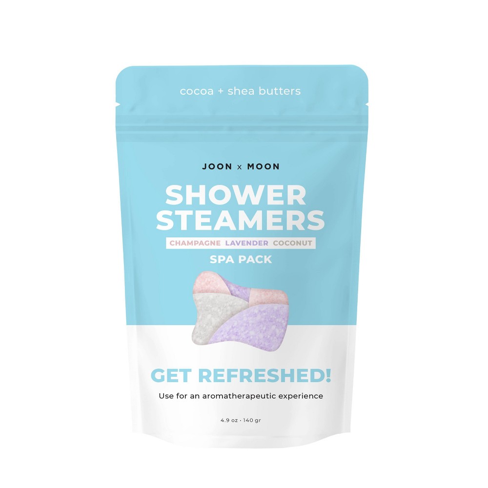 Photos - Shower Gel Joon X Moon Spa Fresh Coconut & Lavender Shower Steamer Set - 7pc/4.9oz