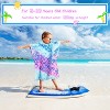 Catalonia 100% Cotton Kids Mermaid Hooded Bath Towel for Girls Aged 2-6, Absorbent Toddler Towel Cape, Swim Changing Robe, Sand Proof - image 4 of 4