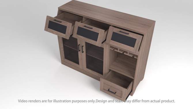 Sage 4 Drawer Buffet - HOMES: Inside + Out, 2 of 13, play video