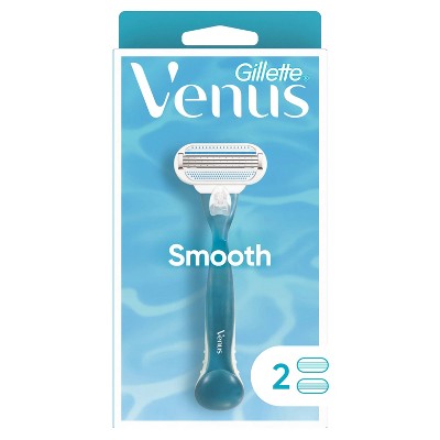 Venus Smooth Women's Razor + 2 Razor Blade Refills