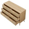 XIYUYEU Bedroom Dresser with 6/8 Rattan Drawers,Wood Chest of Drawers for Kids Room,Living Room,Entry and Hallway,Natural - 2 of 4