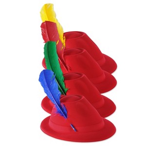 Beistle Red Velour Alpine, (24/Pkg) Multicolored - 1 of 1