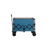 Collapsible Beach Wagon with Big Wheels, Heavy Duty Folding Utility Cart for Camping, Garden, Outdoor Gear, Sports, Shopping -The Pop Home - 2 of 4