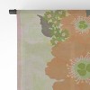 Sewzinski Retro Orange Flowers Single Panel Sheer Window Curtain - Society6 - 4 of 4