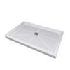 GreenEver Glasstone shower base SMC solid white finish 4832 - 2 of 4
