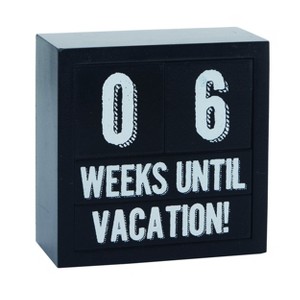 Transpac Wood 4.75 in. Multicolor Spring Teacher Countdown Decor Set of 5 - 1 of 2