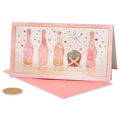 Champagne with Cupcake Card - PAPYRUS