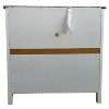 Kings Brand Furniture Janer Marble Finish Top Kitchen Island Storage Cabinet, White - 4 of 4