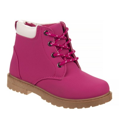 pink work boots for women