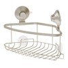 Idesign Cade Push Lock Suction Rectangle Basket White : Target