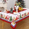 Christmas Table Cloth Rectangle Table, Water Resistant and Washable Tablecloth, Christmas Decorations Pattern, Kitchen, Dining Room, Holiday Parties - 4 of 4
