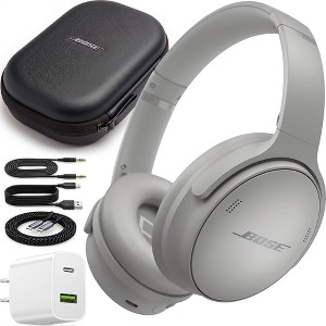 Bose QuietComfort Wireless Over-Ear Bluetooth Headphones Power Bundle ...