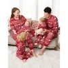 PATPAT Family Christmas Pjs Matching Sets Reindeer and Snowflake Patterned Sleepwear Xmas PJS Set for Family - image 4 of 4