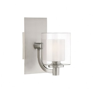 Quoizel Lighting Kolt 1 - Light Vanity in  Brushed Nickel - 1 of 4