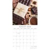 2026 Square Wall Calendar, Chocolate, 16-Month Food Theme with 180 Reminder Stickers (12x12 In) - 3 of 4