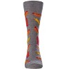 Memoi Men's Tasty Hot Dogs Bamboo Blend Novelty Crew Sock - 2 of 4
