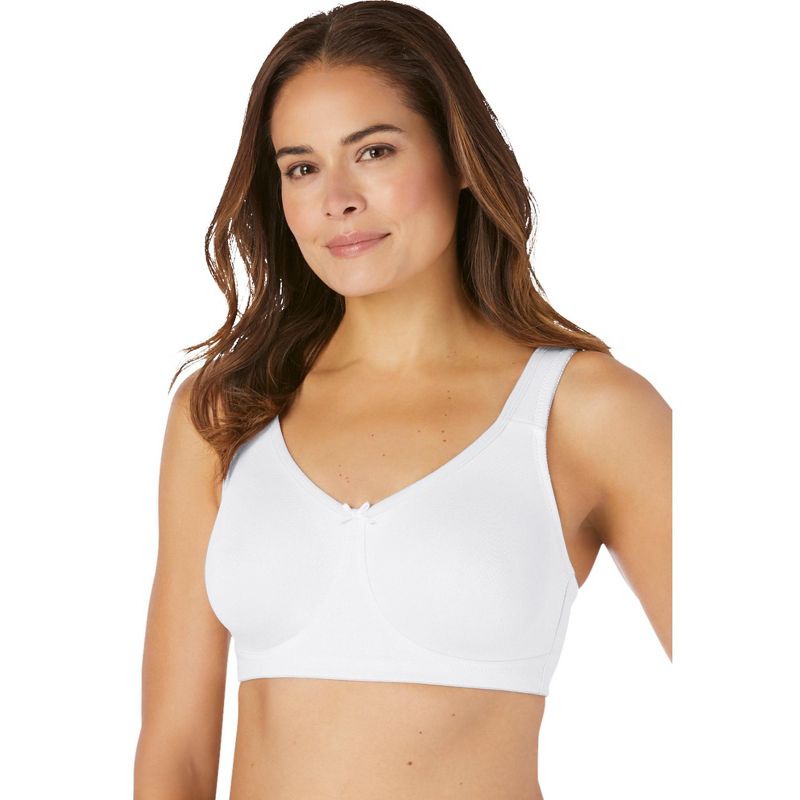 Comfort Choice Women's Plus Size Breathe Wirefree T-Shirt Bra, 1 of 1