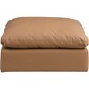 Meridian Furniture,Comfy Vegan Leather Modular Ottoman - 3 of 4