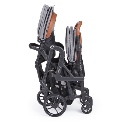 compact tandem double stroller