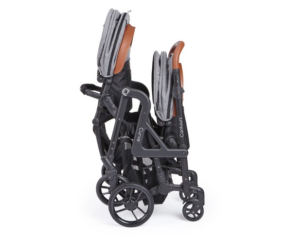 Curve double stroller by contours hotsell