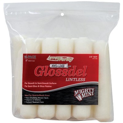 ArroWorthy Pro-Line Microfiber 6 in. W X 3/8 in. Mini Paint Roller Cover 10 pk