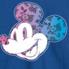 Men's - Disney - Mickey Floral Design Long Sleeve Graphic T-Shirt - 2 of 4
