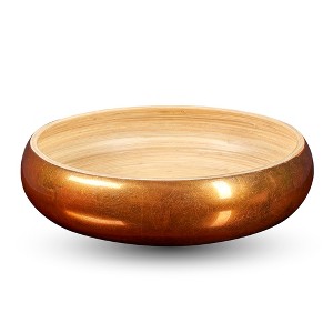 Lexa Bamboo Fruit Bowl, 12 Inch - 1 of 4