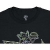 The Simpsons Men's Krusty Burger Neon Sign Logo Adult T-Shirt Tee - 3 of 4