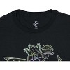 Seven Times Six The Simpsons Men's Krusty Burger Neon Sign Logo Adult T-Shirt Tee Black - image 3 of 4