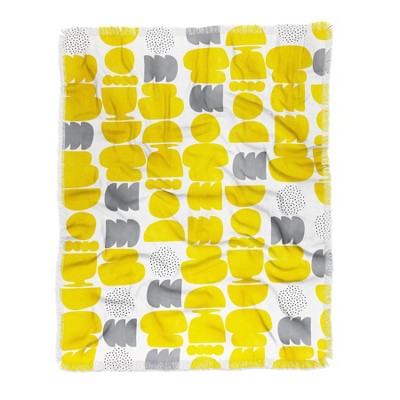 Marta Barragan Camarasa Shapes Mosaic Modern 50 Woven Throw Blanket - Deny Designs