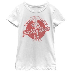 Girl's Toy Story Jessie TooCute For Boots T-Shirt - 1 of 4