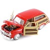 1949 Ford Woody Wagon Red 1/24 Diecast Model Car by Motormax - 3 of 3