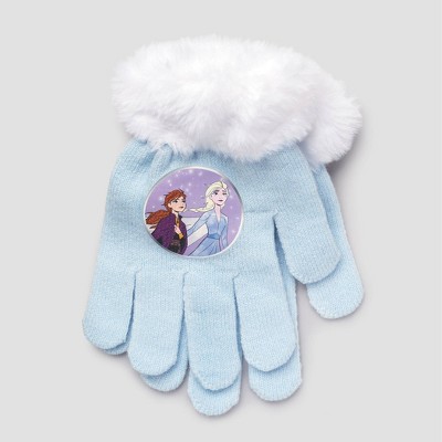 Kids' Frozen Fur Gloves