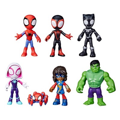 Spider-Man Marvel Legends Spider-Man and His Amazing Friends Multipack  6-Inch Action Figures